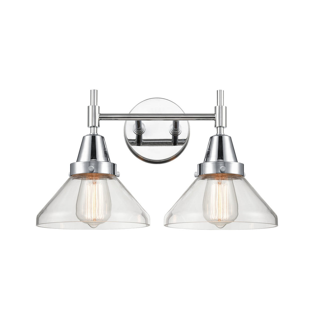 Innovations 447-2W-PC-CL Bath Vanity Light 17 in. wide - Polished Chrome