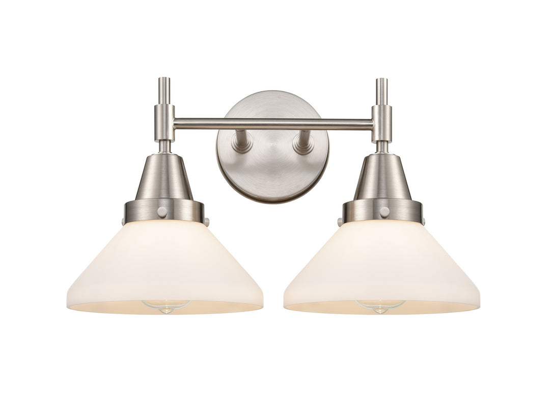 Innovations 447-2W-SN-W Bath Vanity Light 17 in. wide - Satin Nickel