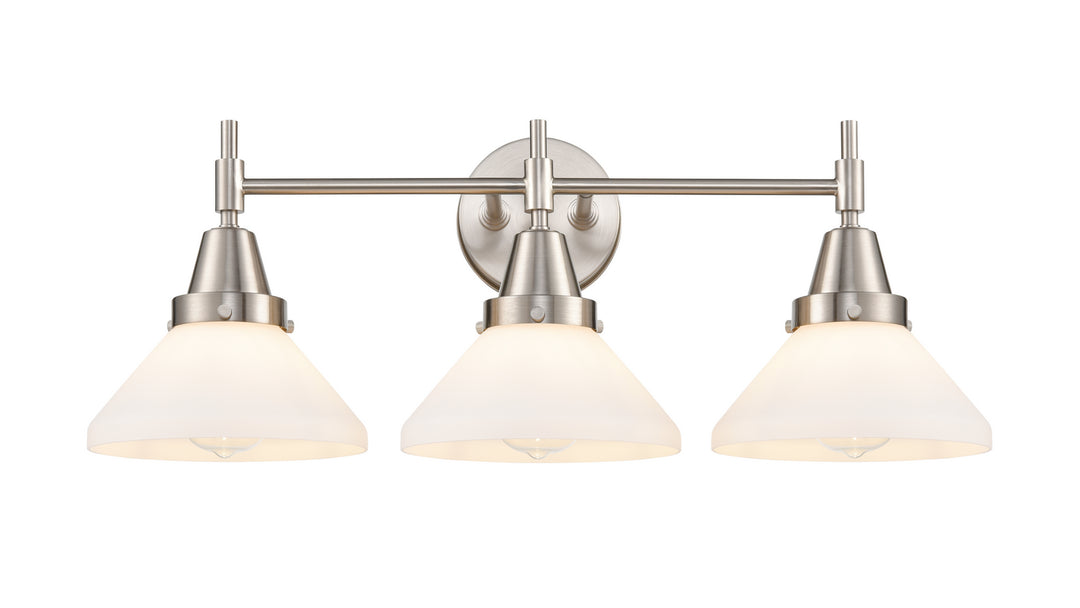 Innovations 447-3W-SN-W Bath Vanity Light 26 in. wide - Satin Nickel
