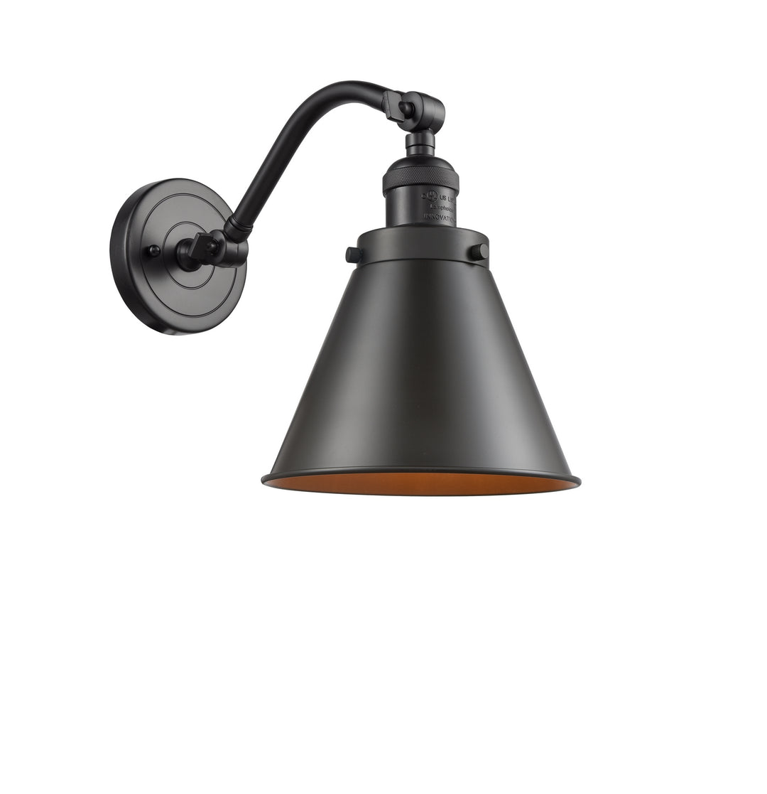 Innovations Franklin Restoration 515-1W-OB-M13-OB Wall Sconce Light - Oil Rubbed Bronze