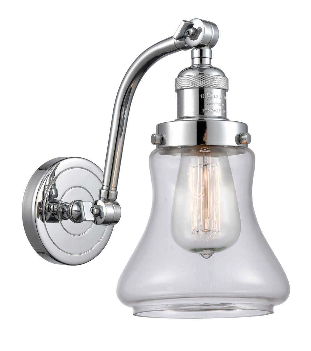 Innovations Franklin Restoration 515-1W-PC-G192 Wall Sconce Light - Polished Chrome