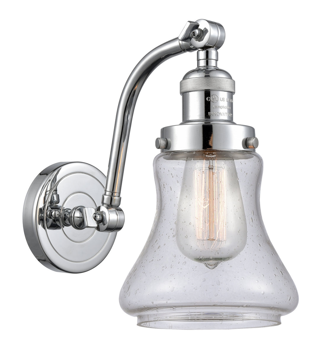 Innovations Franklin Restoration 515-1W-PC-G194 Wall Sconce Light - Polished Chrome