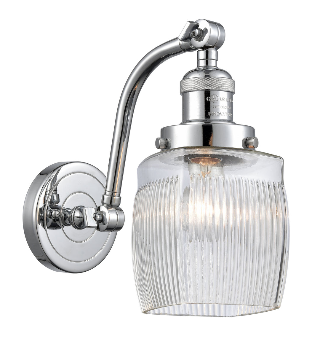 Innovations Franklin Restoration 515-1W-PC-G302 Wall Sconce Light - Polished Chrome
