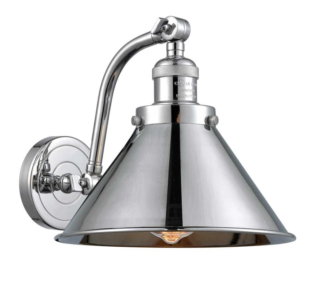 Innovations Franklin Restoration 515-1W-PC-M10-PC-LED Wall Sconce Light - Polished Chrome