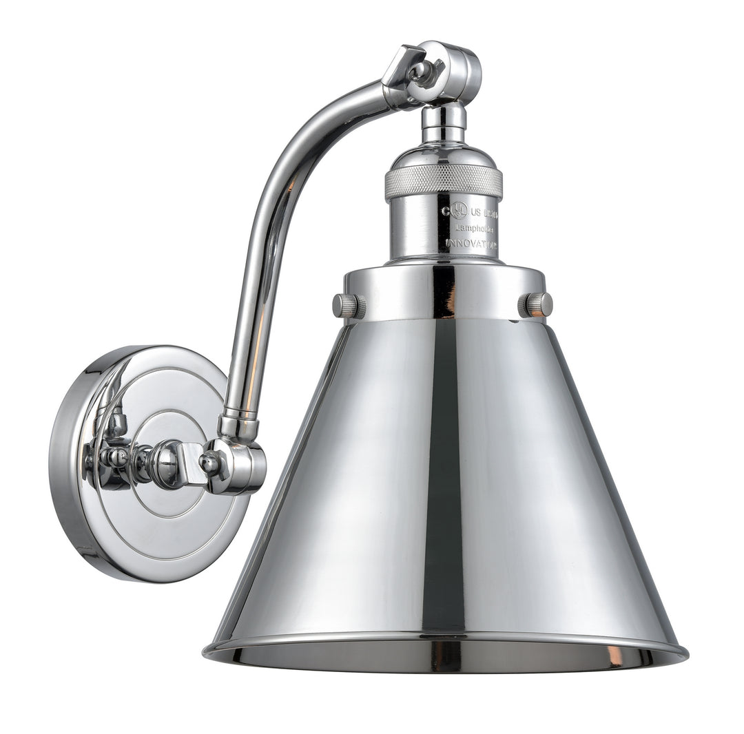 Innovations Franklin Restoration 515-1W-PC-M13-PC Wall Sconce Light - Polished Chrome