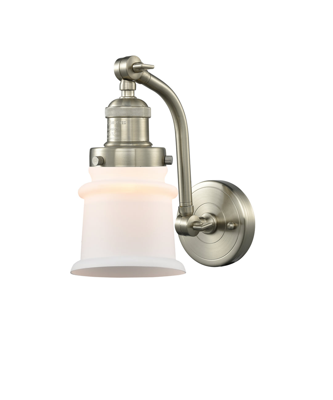 Innovations Franklin Restoration 515-1W-SN-G181S-LED Wall Sconce Light - Brushed Satin Nickel