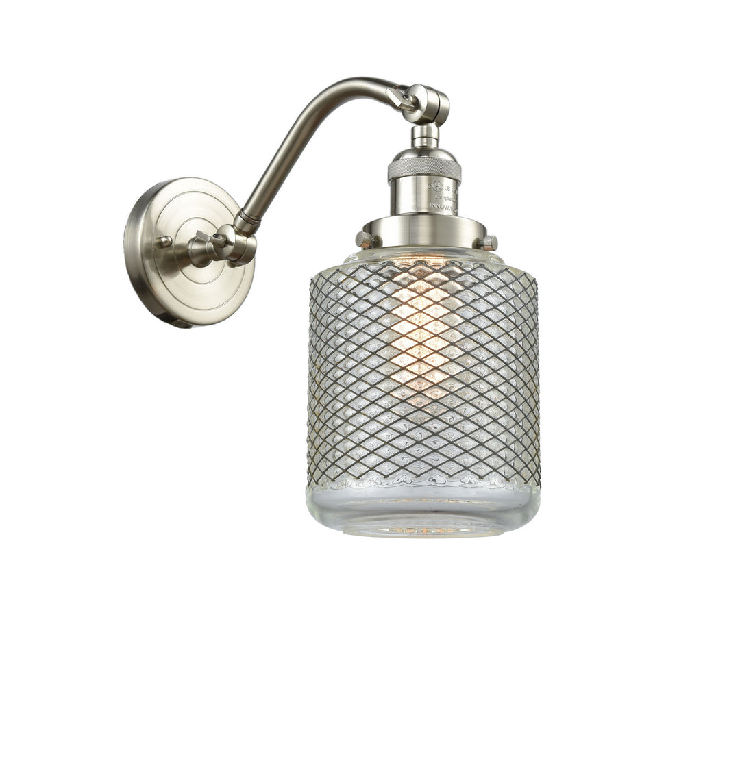 Innovations Franklin Restoration 515-1W-SN-G262 Wall Sconce Light - Brushed Satin Nickel
