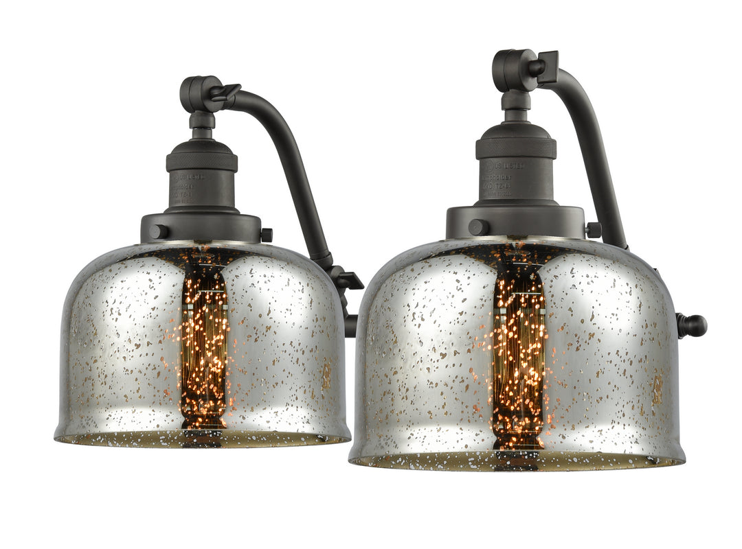 Innovations Franklin Restoration 515-2W-OB-G78 Bath Vanity Light 18 in. wide - Oil Rubbed Bronze