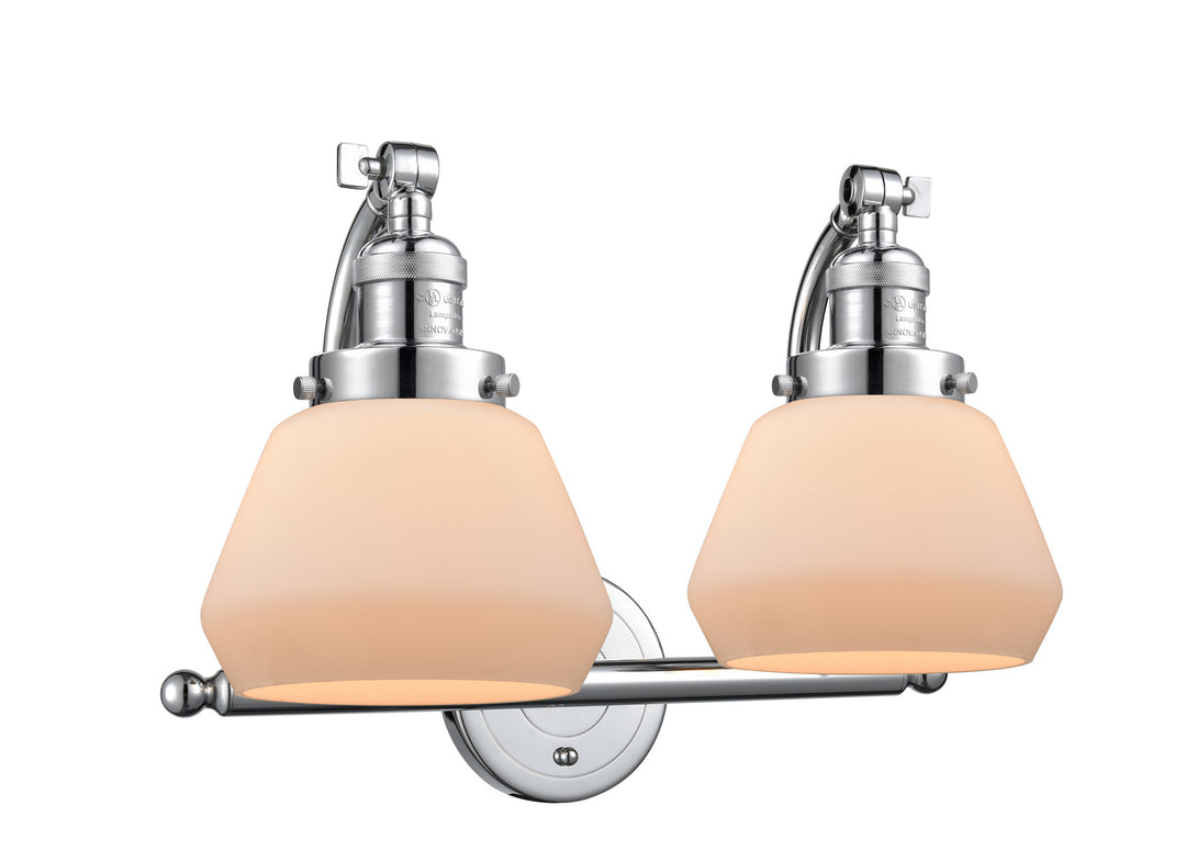 Innovations Franklin Restoration 515-2W-PC-G171 Bath Vanity Light 18 in. wide - Polished Chrome