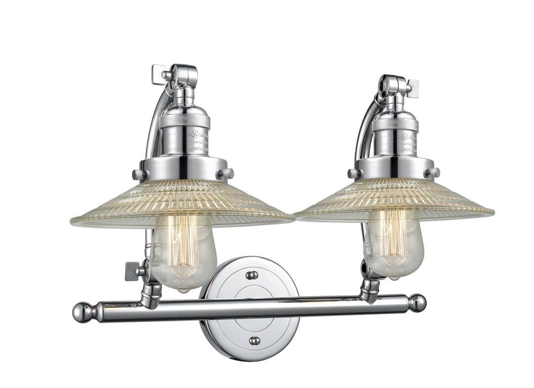 Innovations Franklin Restoration 515-2W-PC-G2 Bath Vanity Light 19 in. wide - Polished Chrome