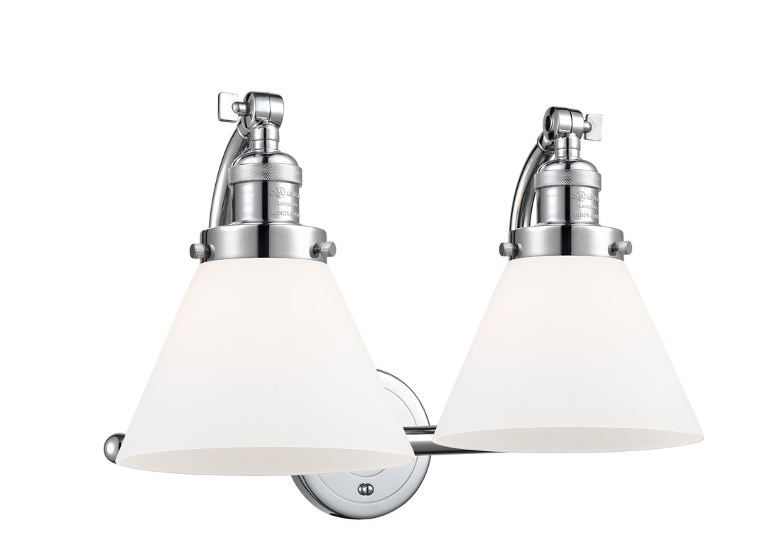 Innovations Franklin Restoration 515-2W-PC-G41-LED Bath Vanity Light 18 in. wide - Polished Chrome