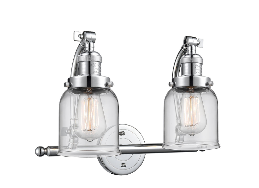Innovations Franklin Restoration 515-2W-PC-G52 Bath Vanity Light 18 in. wide - Polished Chrome