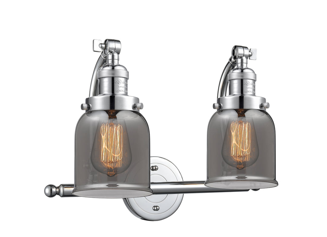 Innovations Franklin Restoration 515-2W-PC-G53-LED Bath Vanity Light 18 in. wide - Polished Chrome