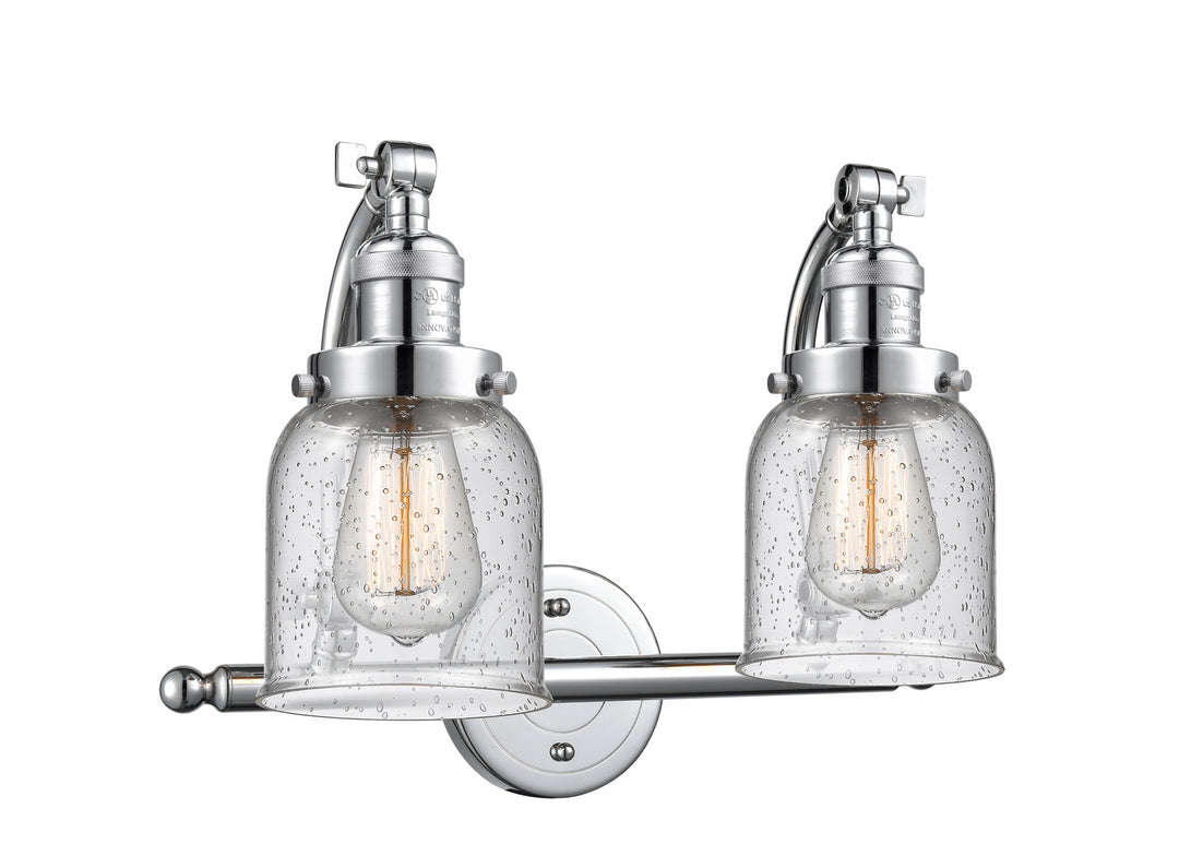 Innovations Franklin Restoration 515-2W-PC-G54 Bath Vanity Light 18 in. wide - Polished Chrome
