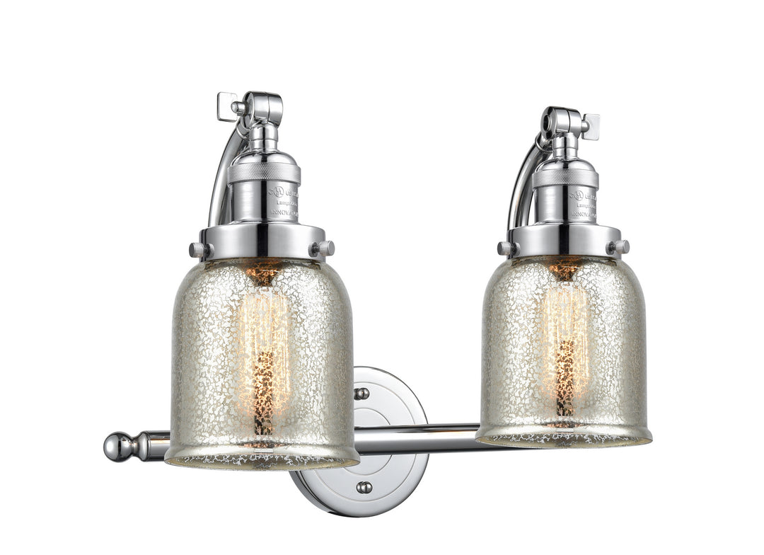 Innovations Franklin Restoration 515-2W-PC-G58 Bath Vanity Light 18 in. wide - Polished Chrome
