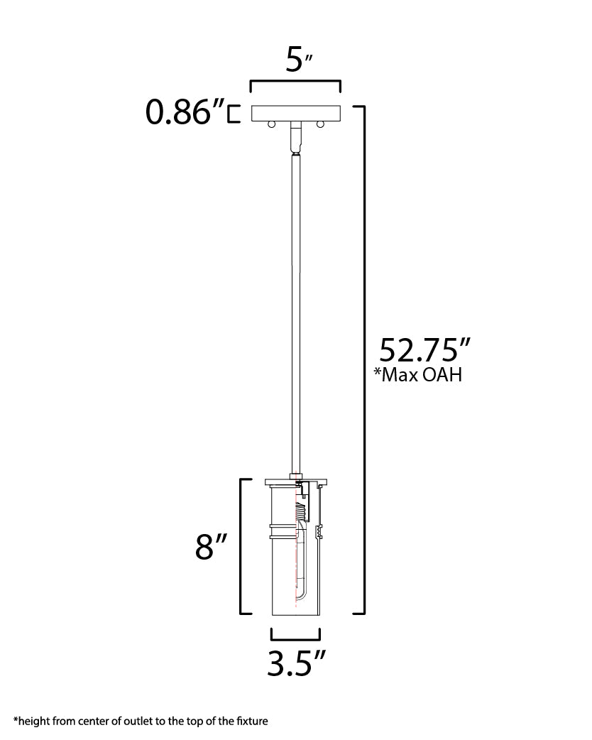 Maxim Rexford 10362SWSBR Pendant Light - Satin Brass