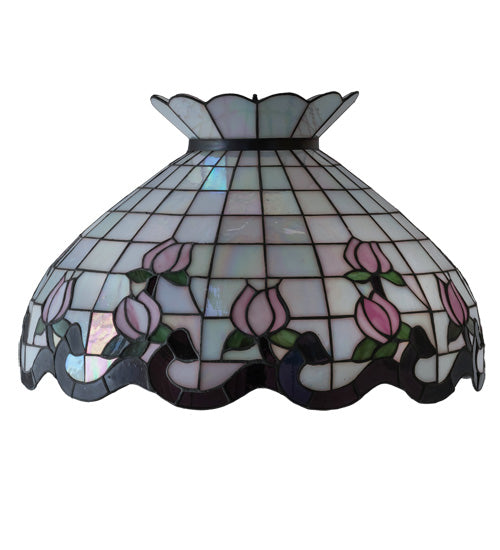 Meyda Tiffany Lighting 10364 Roseborder Shade Lamp Shade Multicolored