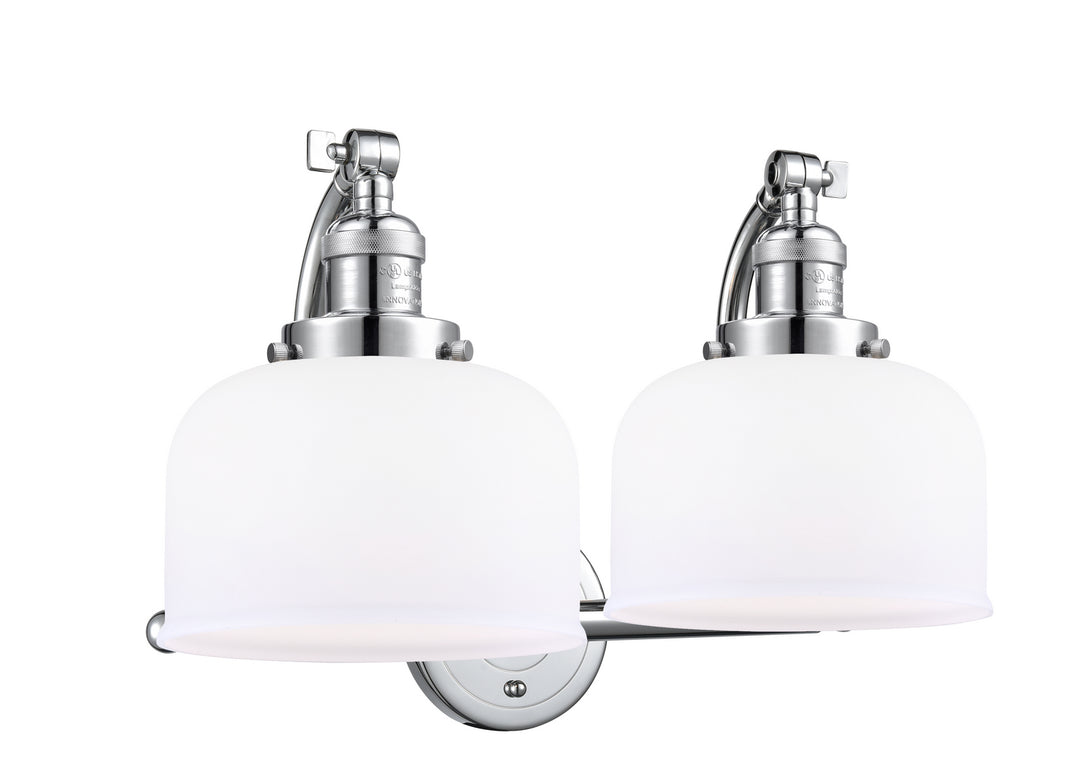 Innovations Franklin Restoration 515-2W-PC-G71 Bath Vanity Light 18 in. wide - Polished Chrome