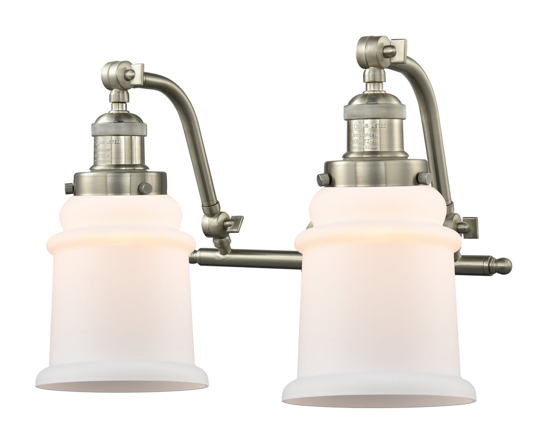 Innovations Franklin Restoration 515-2W-SN-G181 Bath Vanity Light 18 in. wide - Brushed Satin Nickel