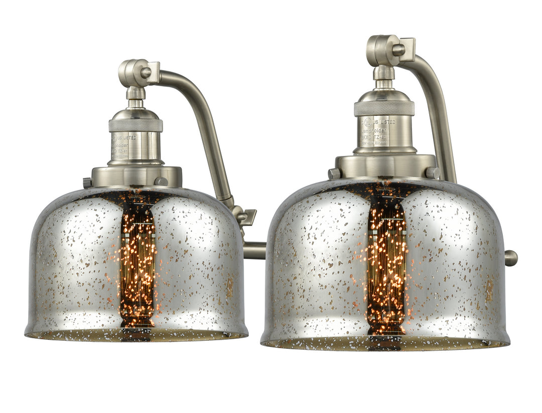 Innovations Franklin Restoration 515-2W-SN-G78 Bath Vanity Light 18 in. wide - Brushed Satin Nickel