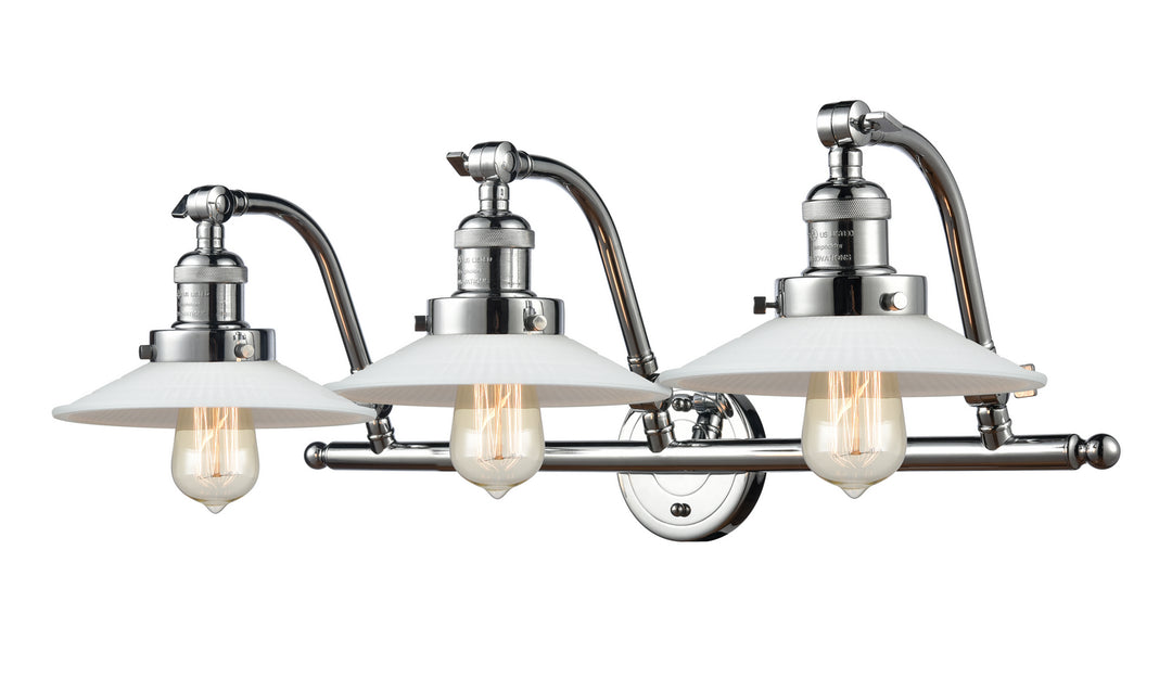 Innovations Franklin Restoration 515-3W-PC-G1 Bath Vanity Light 28 in. wide - Polished Chrome