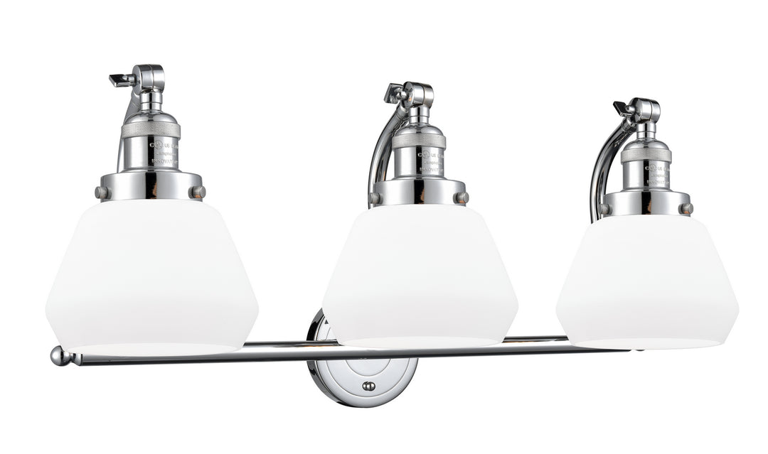 Innovations Franklin Restoration 515-3W-PC-G171 Bath Vanity Light 28 in. wide - Polished Chrome