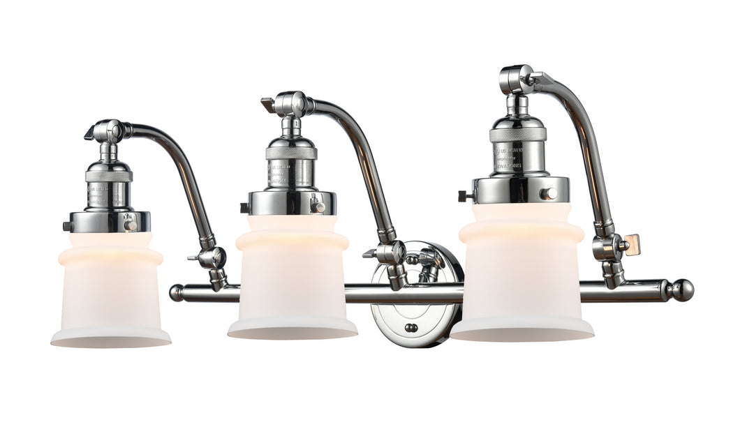 Innovations Franklin Restoration 515-3W-PC-G181S Bath Vanity Light 28 in. wide - Polished Chrome