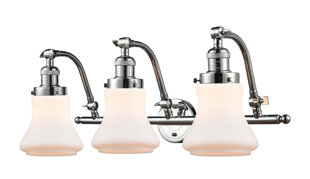 Innovations Franklin Restoration 515-3W-PC-G191 Bath Vanity Light 28 in. wide - Polished Chrome