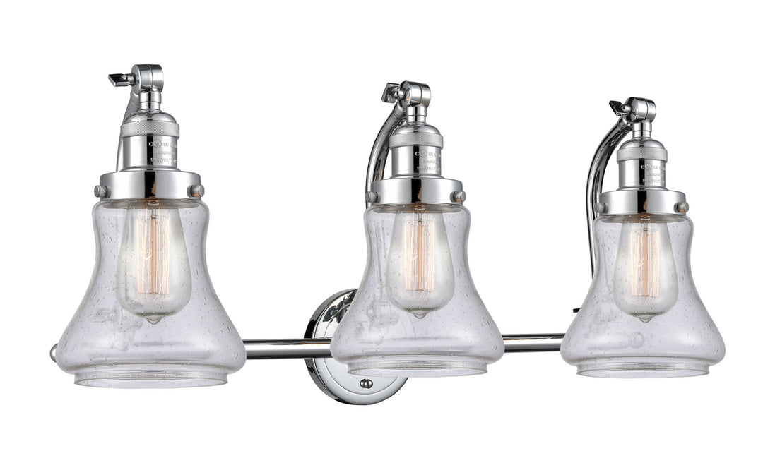 Innovations Franklin Restoration 515-3W-PC-G194-LED Bath Vanity Light 28 in. wide - Polished Chrome