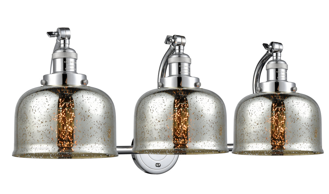 Innovations Franklin Restoration 515-3W-PC-G78-LED Bath Vanity Light 28 in. wide - Polished Chrome
