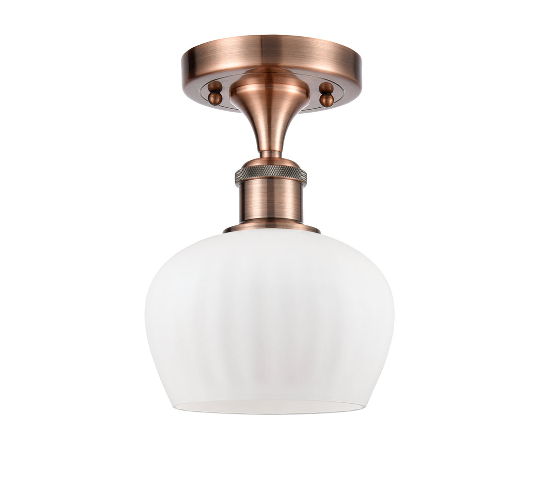 Innovations Ballston 516-1C-AC-G91 Ceiling Light - Antique Copper