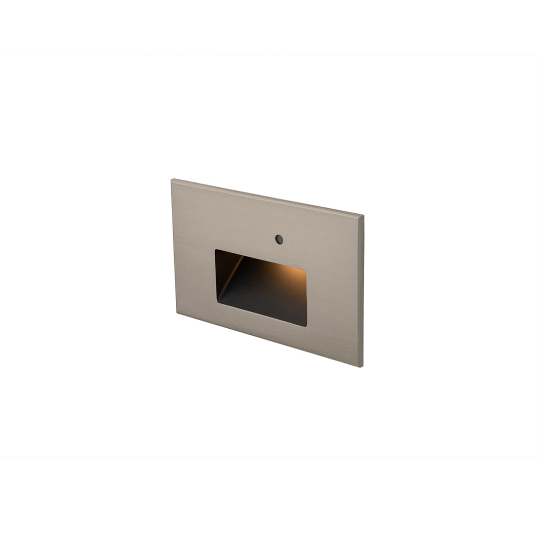 Wac Lighting WL-LED102-AM-BN  Step Light With Photocell Utility Light Brush Nickel On Aluminum