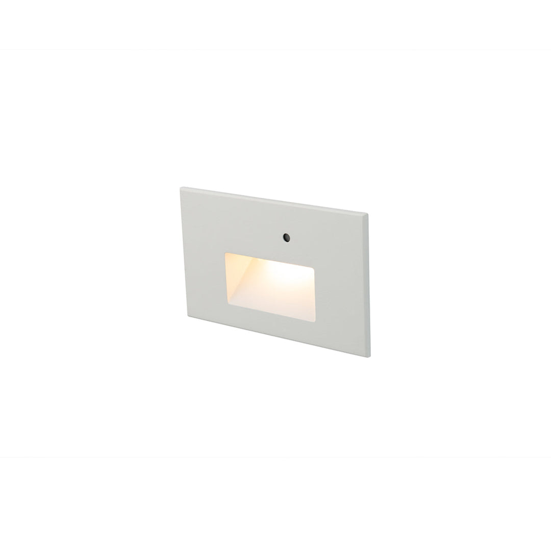 Wac Lighting WL-LED103-30-WT  Step Light With Photocell Utility Light White On Aluminum