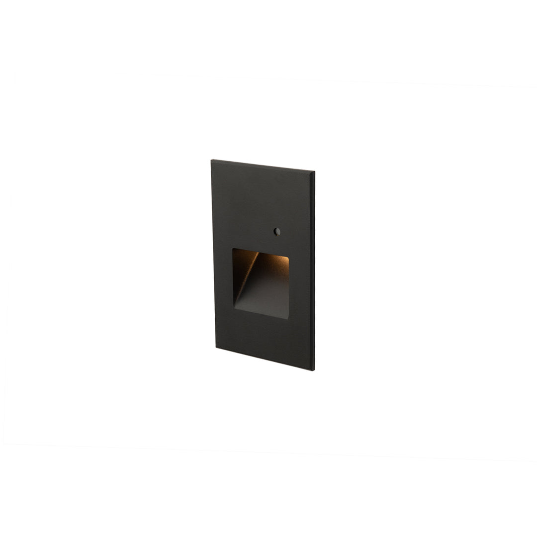 Wac Lighting WL-LED202-AM-BK  Step Light With Photocell Utility Light Black On Aluminum