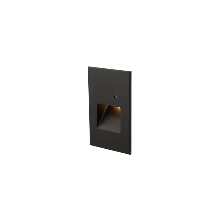 Wac Lighting WL-LED202-AM-BK  Step Light With Photocell Utility Light Black On Aluminum