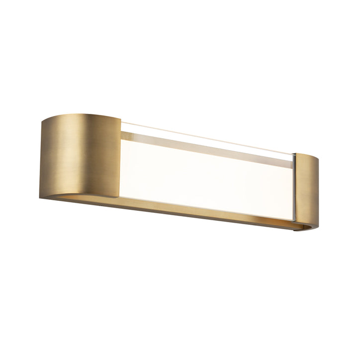 WAC Melrose WS-36032-AB Bath Vanity Light 4 in. wide - Aged Brass