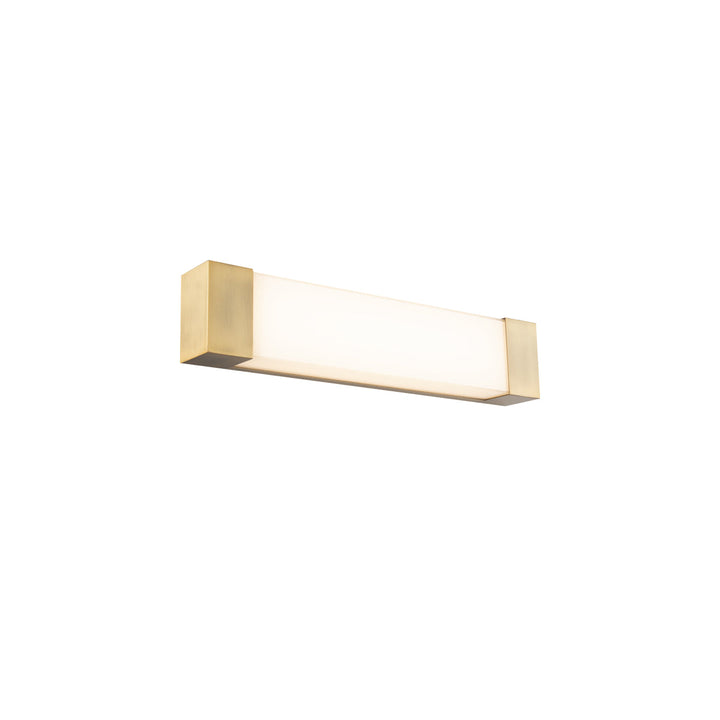 WAC Darcy WS-38024-AB Bath Vanity Light 4 in. wide - Aged Brass