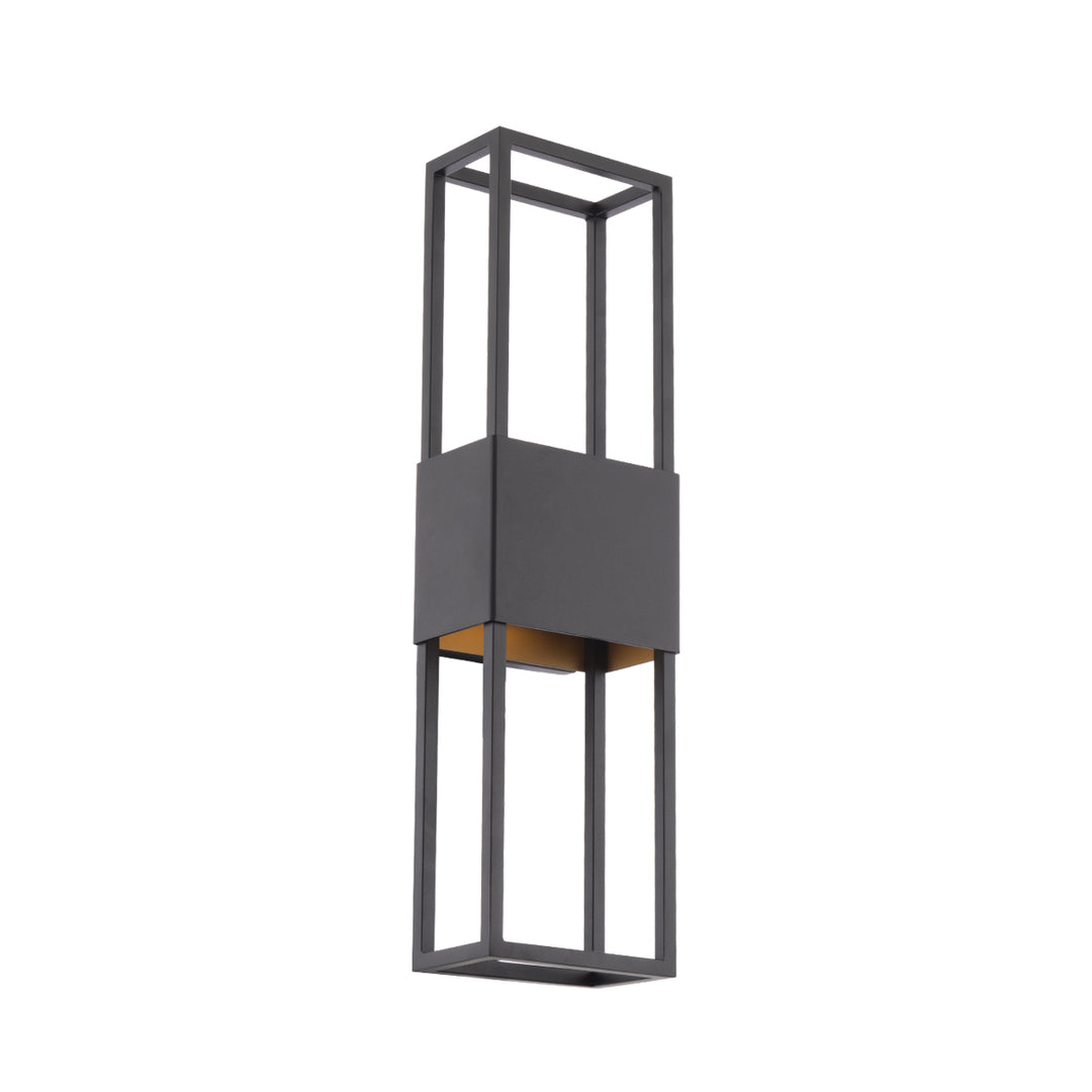 Wac Lighting WS-W42020-BK/GO Modern Nightvision Outdoor Black/Gold