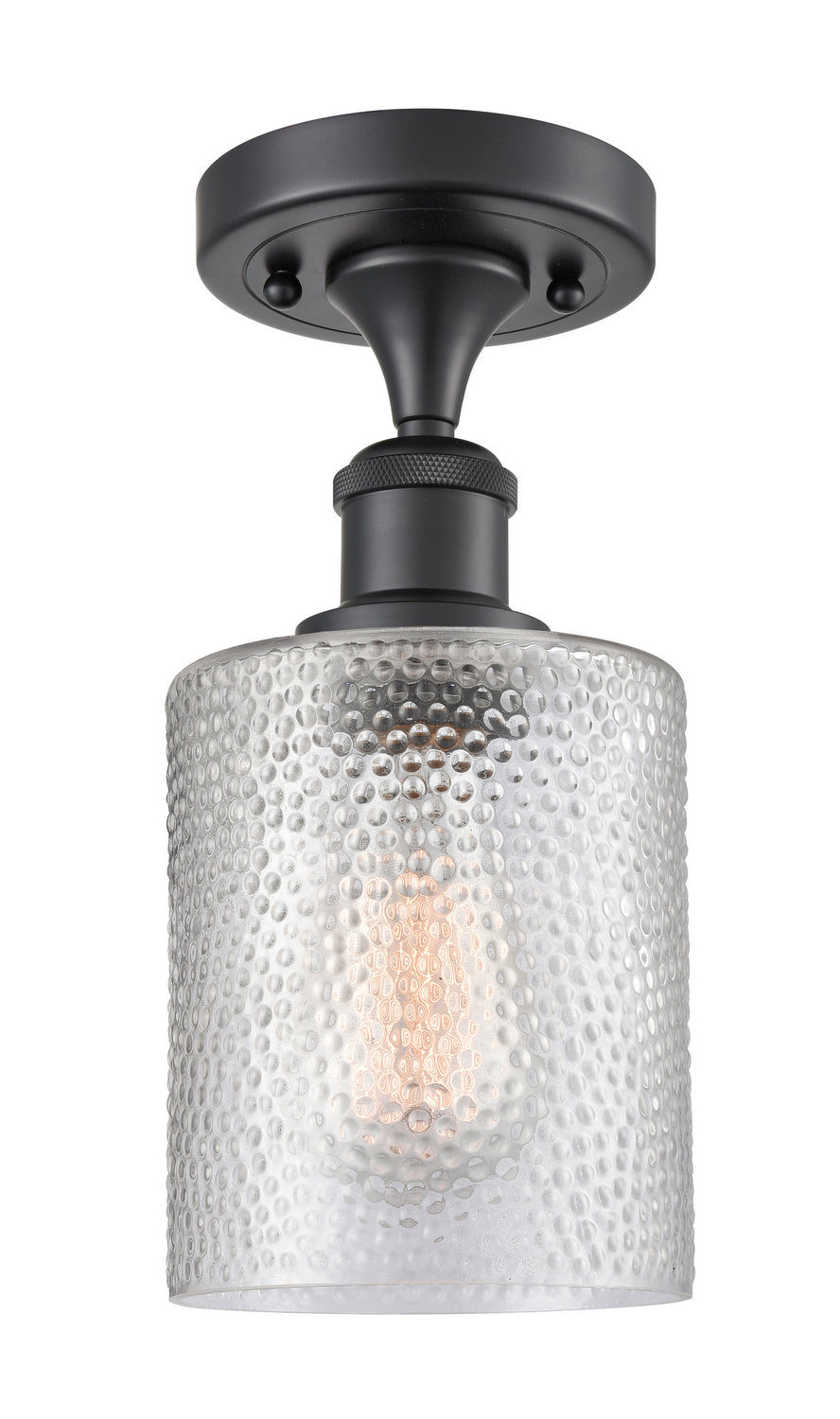 Innovations Ballston 516-1C-BK-G112-LED Ceiling Light - Matte Black