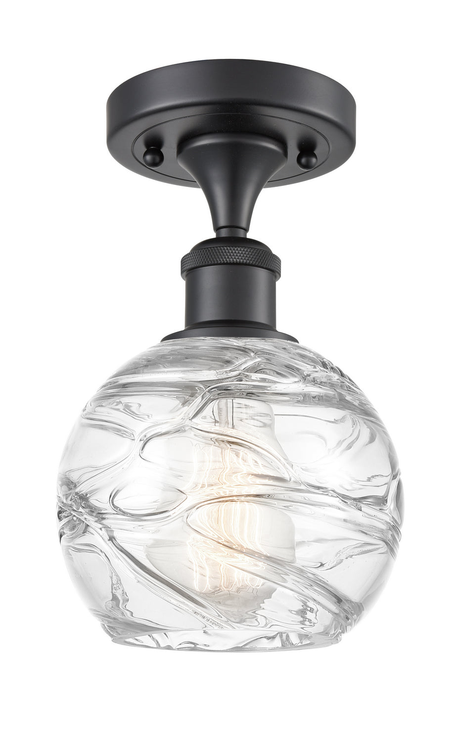 Innovations Ballston 516-1C-BK-G1213-6 Ceiling Light - Matte Black