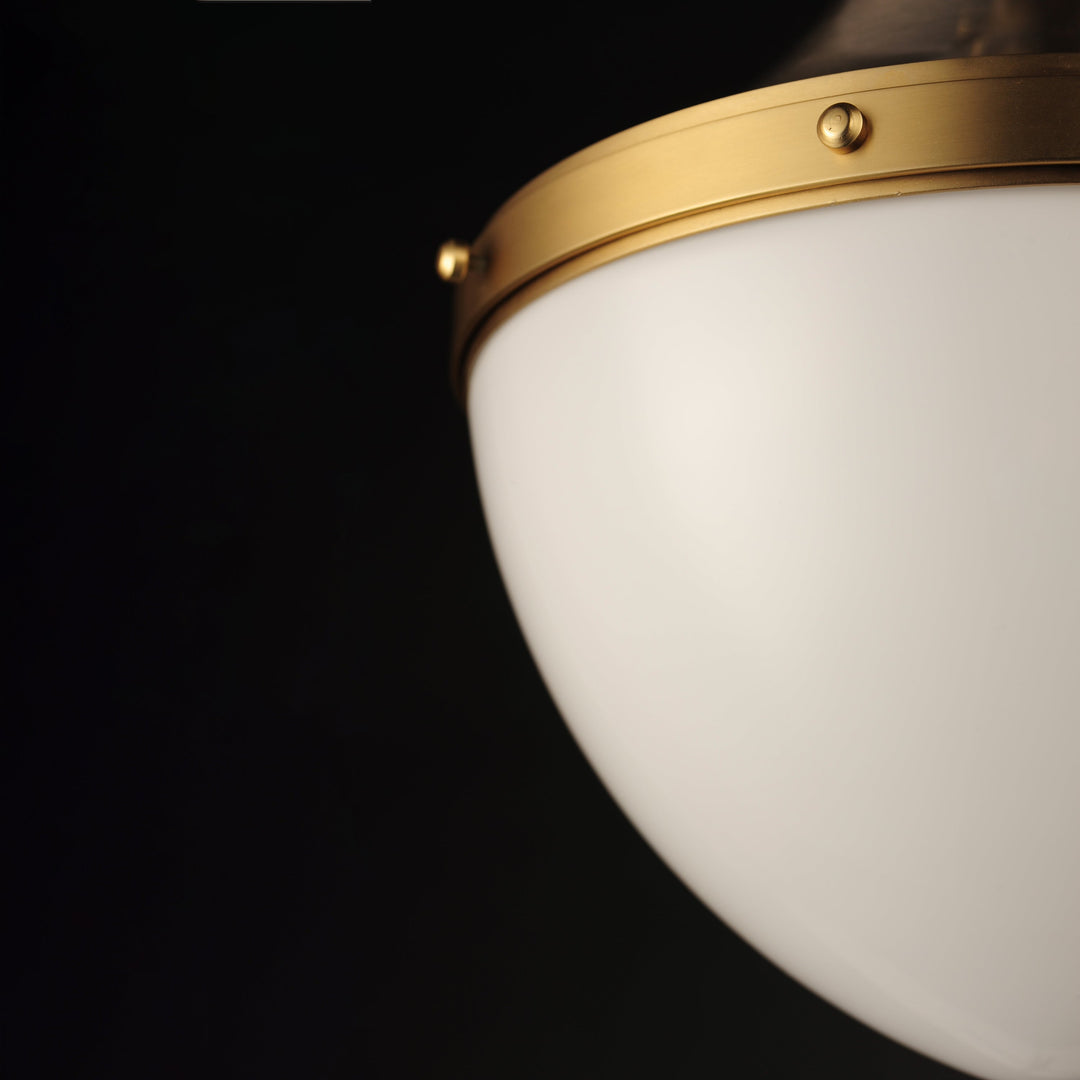 Maxim Conrad 10384WTSNSBR Pendant Light - Satin Nickel / Satin Brass