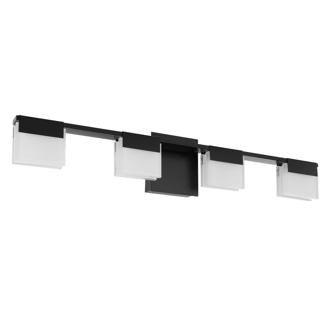 Eglo Vente 203964A Bath Vanity Light 5 in. wide - Matte Black