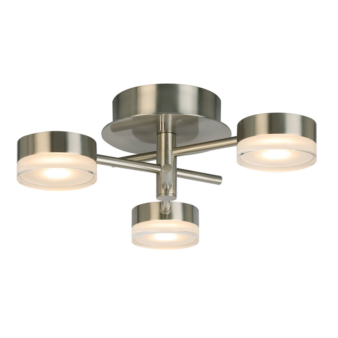 Eglo Transton 203971A Ceiling Light - Brushed Nickel