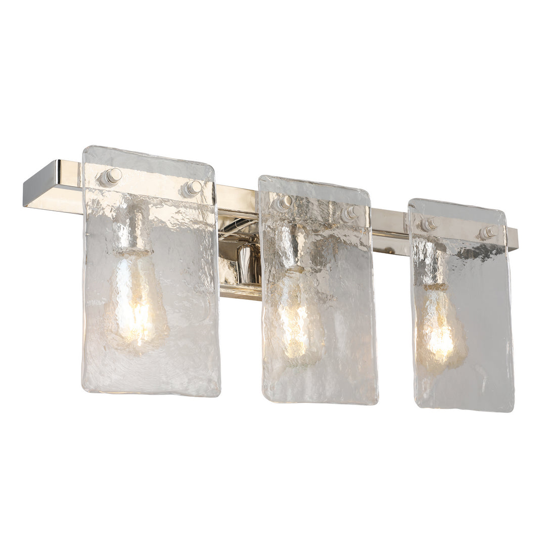 Eglo Wolter 203993A Bath Vanity Light 6 in. wide - Polished Nickel