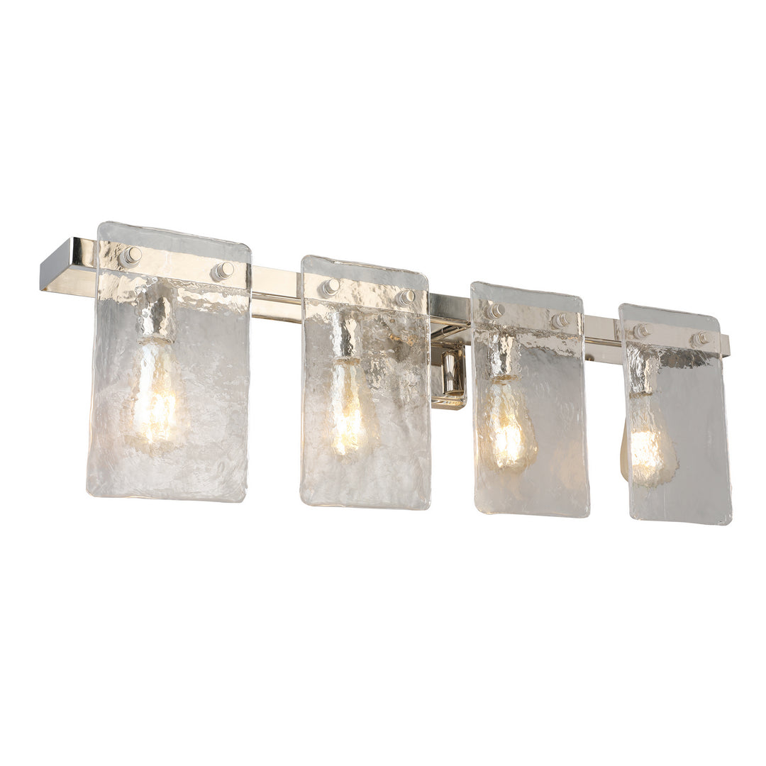 Eglo Wolter 203994A Bath Vanity Light 6 in. wide - Polished Nickel