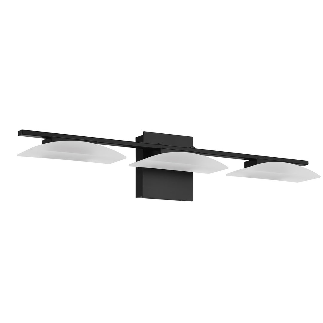 Eglo Metrass 3 204044A Bath Vanity Light 6 in. wide - Matt Black