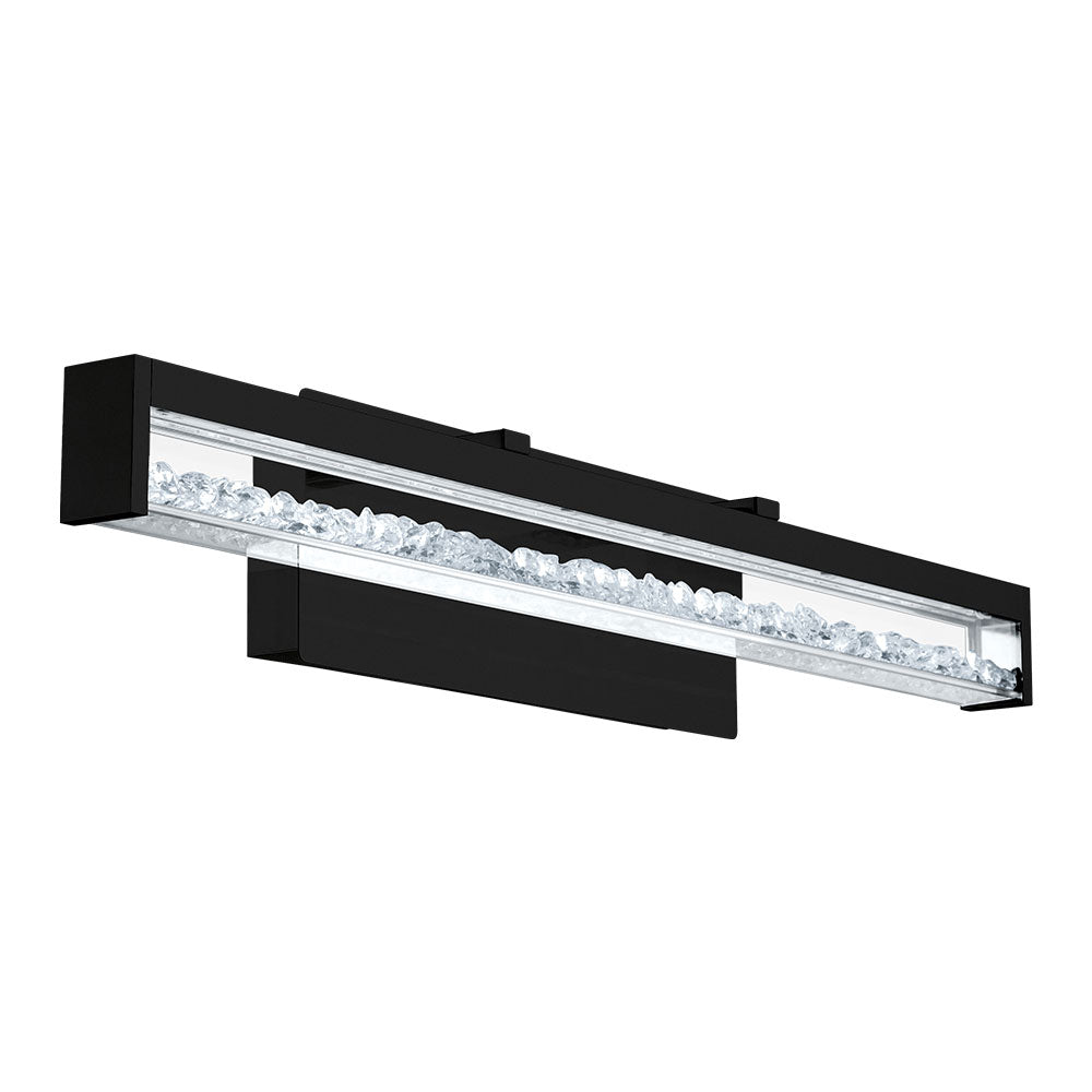 Eglo Cardito 204257A Bath Vanity Light 28 in. wide - Matte Black