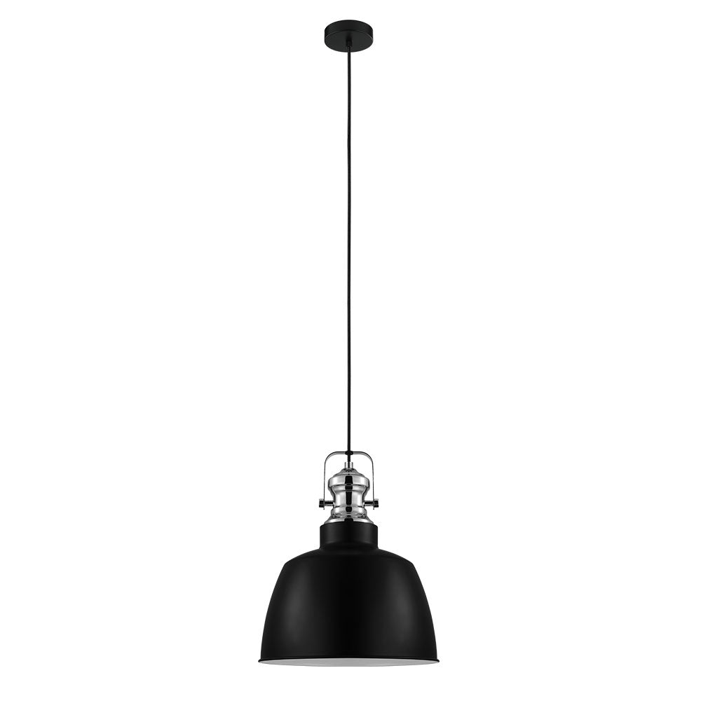 Eglo Gilwell 1 204367A Pendant Light - Matte black/Chrome