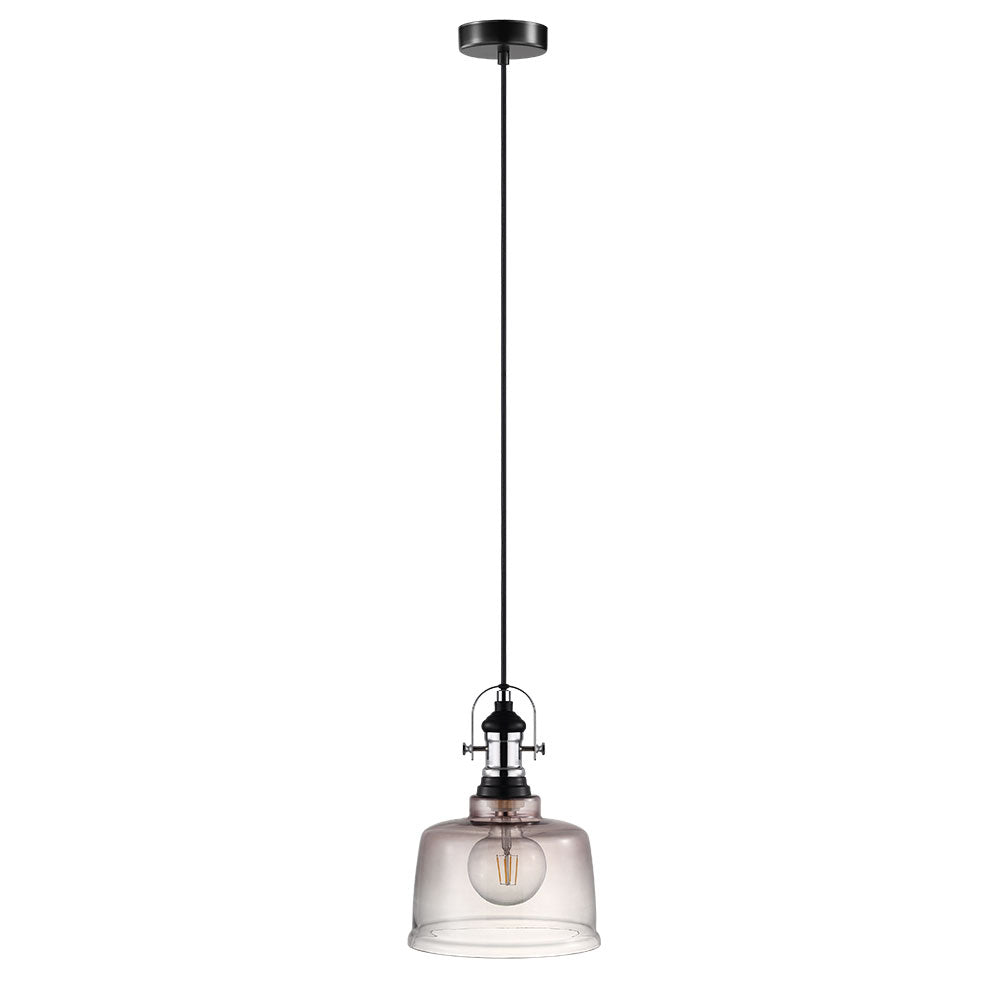 Eglo Gilwell 1 204368A Pendant Light - Matte black/Chrome