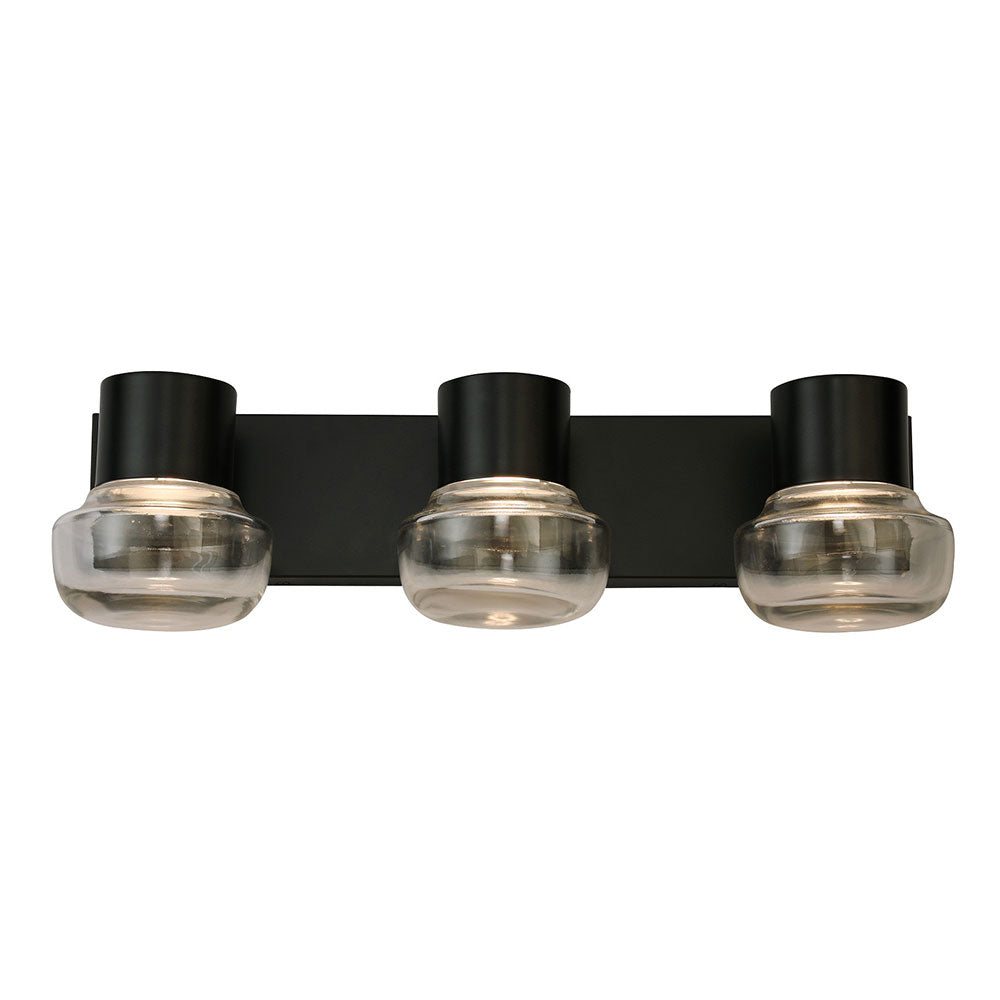 Eglo Belby 204452A Bath Vanity Light 8 in. wide - Black